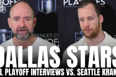 Peter DeBoer & Radek Faksa React to Dallas Stars vs. Seattle Kraken Tied 2-2 | Dallas Stars on FV