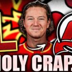 TYLER TOFFOLI TRADE TO NEW JERSEY DEVILS… HUGE STEAL (CALGARY FLAMES IN SHAMBLES—Yegor Sharangovich)