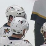 Pavel Dorofeyev's redirection goal vs Canucks (21 mar 2023)