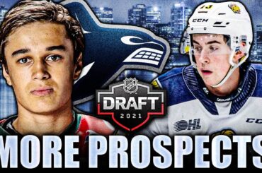 CANUCKS DRAFT SMOOTH SKATING DEFENCEMAN & SMALL SCORER (Hugo Gabrielson, Connor Lockhart) 2021 Draft
