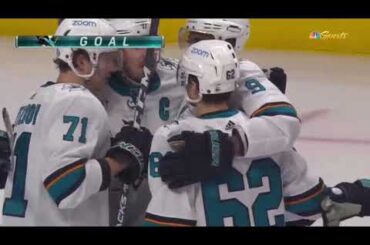 Nikolai Knyzhov assists on Kevin Labanc goal vs Kings (2021)