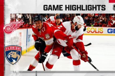 Red Wings @ Panthers 3/5 | NHL Highlights 2022