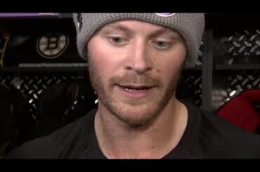 Chris Wagner Reacts After Bruins' Win Over Sharks