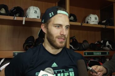 2023 #nhl Playoffs: Seattle Kraken Head Forward Alex Wennberg - PREGAME Round 2 Game 4 - 05.09.23