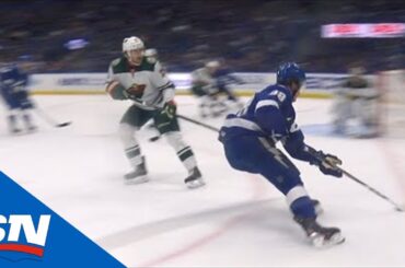 Mikhail Sergachev Scores End-To-End Goal For Lightning