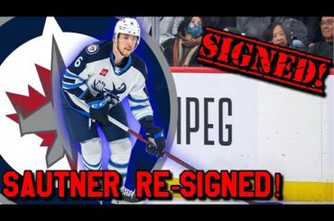 Winnipeg Jets Re-Sign Ashton Sautner!! Jets Fan Reaction!!