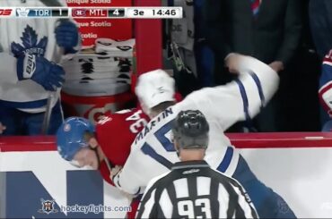 Matt Martin vs Michael McCarron Oct 6, 2016