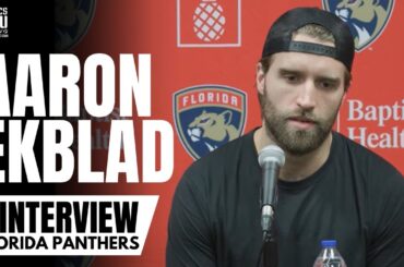 Aaron Ekblad talks Florida Panthers 2023 Season, Florida Future & Playing Playoffs With Injuries