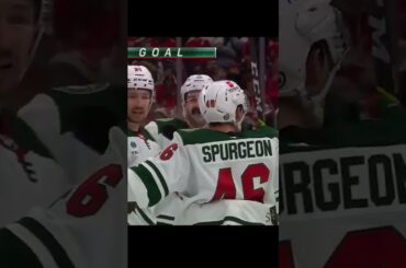 GOAL  Second goal Jared Spurgeon  Minnesota v Washington  NHL 2022 23#shorts