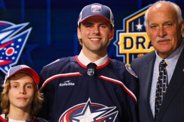 Adam Fantilli goes #3 to the Blue Jackets