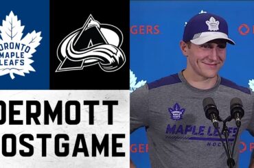 Travis Dermott Post Game | Colorado Avalanche @ Toronto Maple Leafs | December 1, 2021