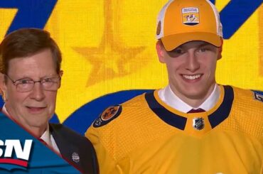 'Here We Go Smashville': David Poile Selects Matthew Wood 15th Overall In Final Draft As Preds' GM
