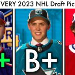 Grading EVERY First Round 2023 NHL Draft Pick! (Top NHL Prospects/Connor Bedard Blackhawks Rankings)