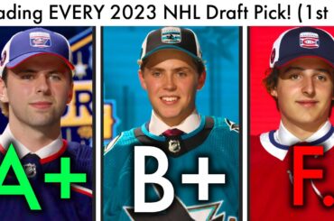 Grading EVERY First Round 2023 NHL Draft Pick! (Top NHL Prospects/Connor Bedard Blackhawks Rankings)