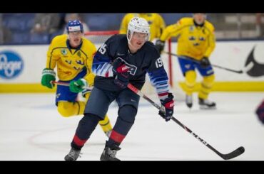 The BIZARRE Tape job on Team USA ARTHUR KALIYEV'S stick - 2021 IIHF World Junior Championship