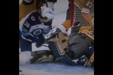 Barron takes a skate to the face