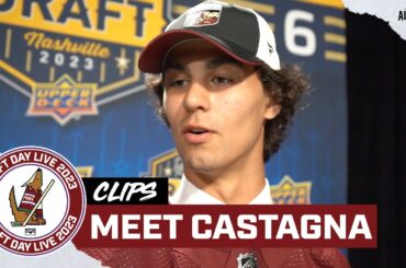 Meet Arizona Coyotes 2023 NHL Draft Pick Jonathan Castagna