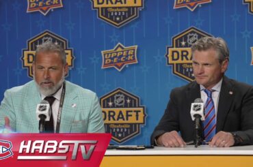Martin Lapointe and Nick Bobrov on Montreal's picks at the 2023 NHL Draft | LIVE PRESS CONFERENCE