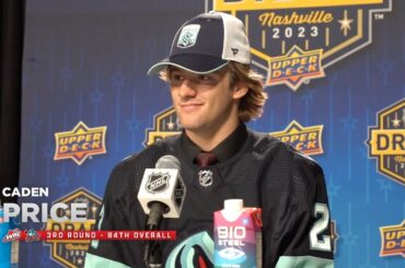 NHL Draft Media Availability - Caden Price