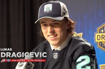 NHL Draft Media Availability - Lukas Dragicevic