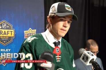 NHL Draft Media Availability - Riley Heidt