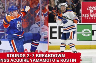 The Detroit Red Wings Acquire Kailer Yamamoto & Klim Kostin | Rounds 2-7 Breakdown