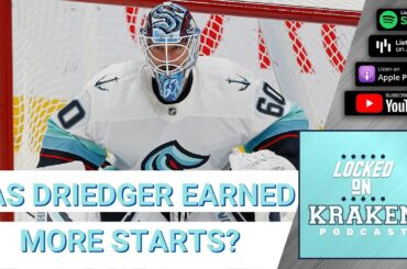 Chris Driedger and the Kraken sink the San Jose Sharks 3-1!