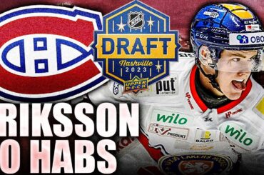 ERIKSSON TO HABS: MONTREAL CANADIENS DRAFT LONG-TERM SWEDISH CENTRE (2023 NHL Entry Draft Prospects)