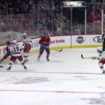 Dustin Tokarski stops Carl Hagelin shot with shaft of stick
