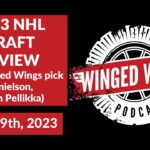 2023 NHL DRAFT REVIEW (DETROIT RED WINGS PICK DANIELSON, SANDIN PELLIKKA) - Winged Wheel Podcast