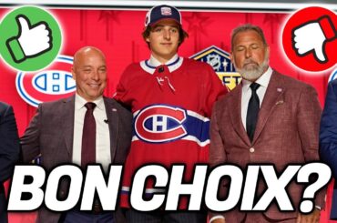 DAVID REINBACHER: UN MAUVAIS CHOIX OU PAS? - Canadiens de Montréal Repêchage NHL 2023