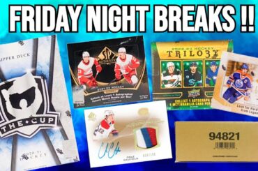 Friday Night Hockey Breaks !! - 20/21 The Cup CASE, Trilogy & Mixers !!