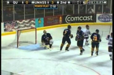 MASSACHUSETTS SKATES PAST QUINNIPIAC, 5-2