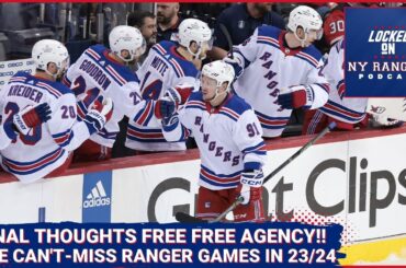 What will the Rangers do in free agency?!? Will Goodrow be moved? Discussing next season's schedule!