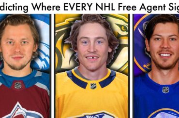 Predicting Where EVERY NHL Free Agent Will Sign! (2023 NHL Trade Rumors Today & Free Agency Picks)