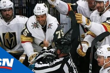 Haley Actually Pulls Ryan Reaves Off The Bench While Looking For A Fight