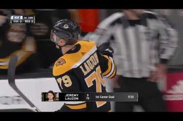 Bruins Jeremy Lauzon scores 1st NHL goal - 11/11/2018