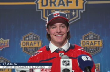 2023 #NHLDraft Availability: Cam Allen - 136th Overall - Washington Capitals