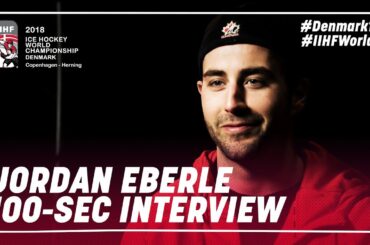100 Seconds of Questions: Jordan Eberle  | #IIHFWorlds 2018