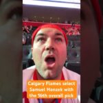 Calgary Flames select Samuel Honzek with the 16th overall pick