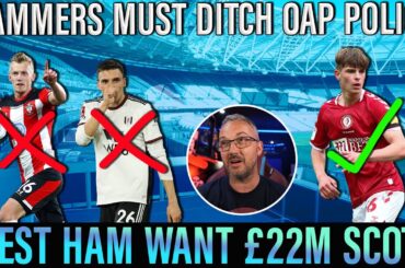 Hammers must sign Alex Scott instead of JWP | West Ham can't invest Rice money in old codgers