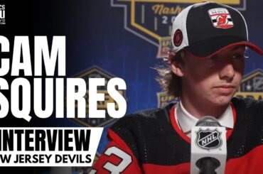 Cam Squires Reacts to Being Drafted by New Jersey Devils & Gives NHL Scouting Report for Future