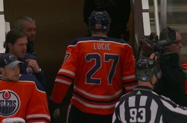 Oilers' Lucic given a misconduct for roughing after going after Blues' Parayko