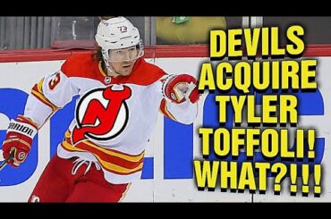 NJ Devils ACQUIRE TYLER TOFFOLI from the Calgary Flames! Trade BLACKWOOD to SJ Sharks!