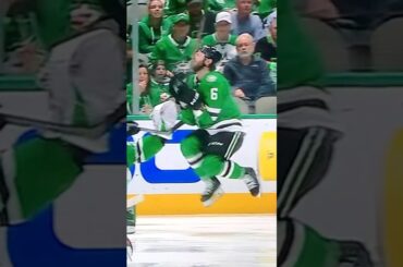 #6 Colin Miller takes one off the funny bone. Ouch.