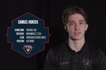 Samuel Honzek - Calgary Flames - 16th Overall