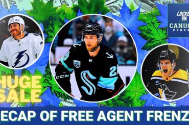 Vancouver Canucks Sign Carson Soucy + Ian Cole + Teddy Blueger at Start of NHL Free Agency #nhl