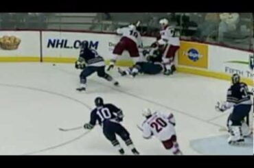 Shane Doan drills Ryan Suter