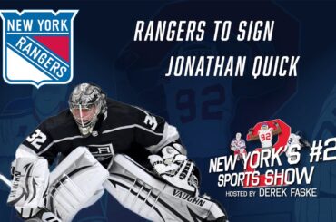 New York Rangers Set to Sign Jonathan Quick as Backup Goalie