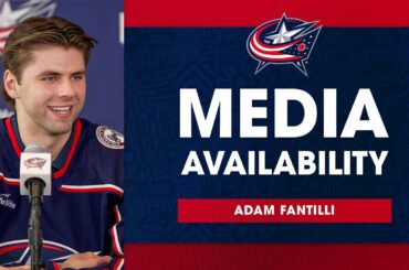 Blue Jackets sign Adam Fantilli to three-year entry level contract | Media Availability (7/1/23)